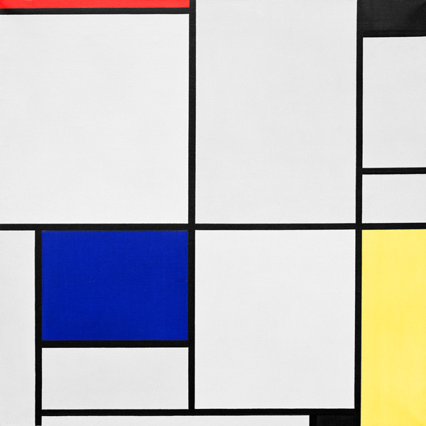 Tableau I; Composition/ 1921 à Piet Mondrian