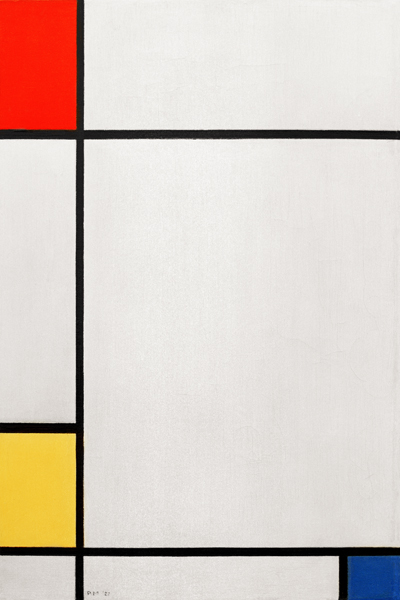 Composition No. III à Piet Mondrian