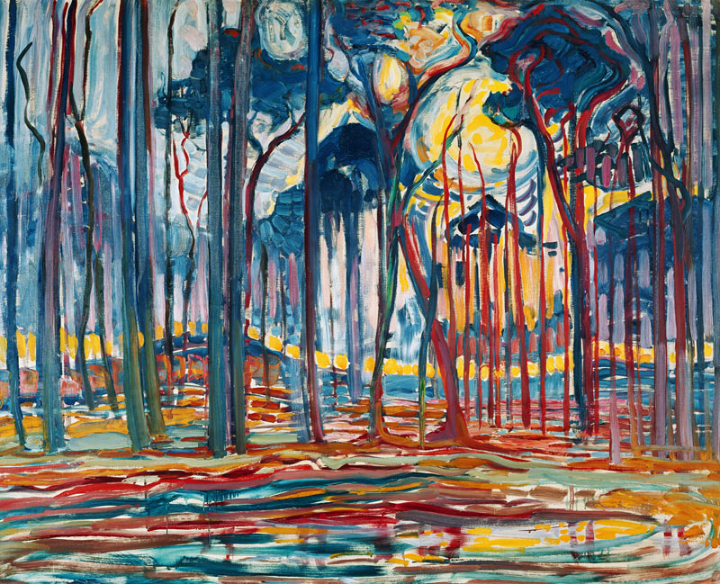 Woods nr. Oele à Piet Mondrian