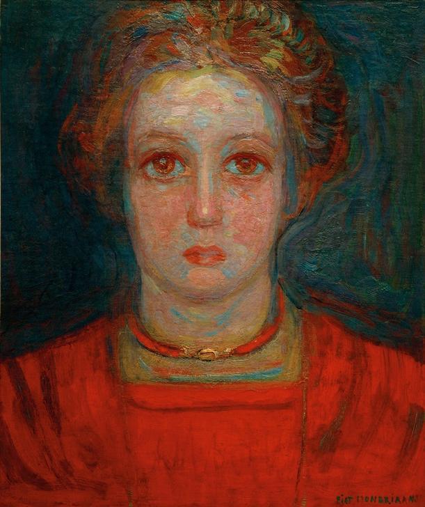 Portrait Of A Girl à Piet Mondrian