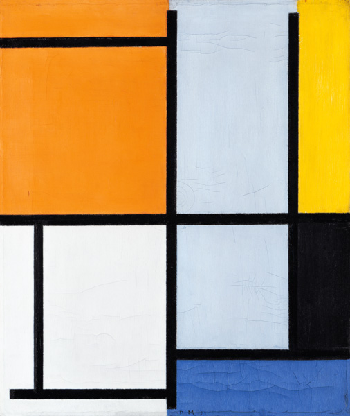 Tableau 3 with orange…/ 1921 - Piet Mondrian