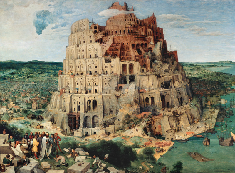 La tour de Babel à Pieter Brueghel l'Ancien
