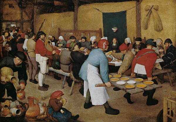 Le mariage paysan à Pieter Brueghel l'Ancien