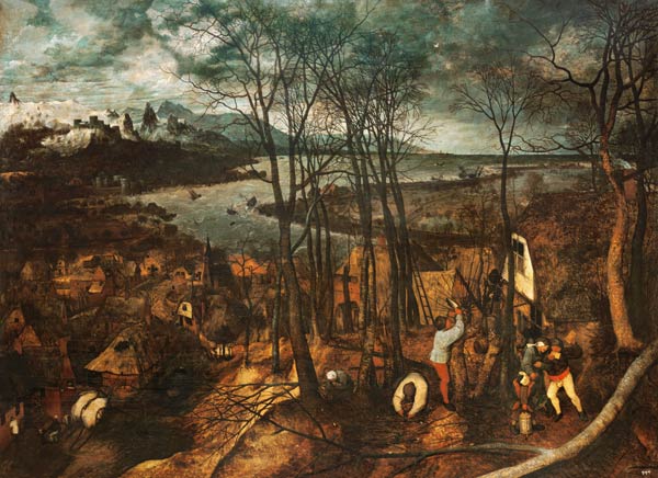 Le jour foncé à Pieter Brueghel l'Ancien