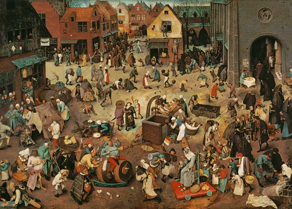 Carnival and Lent à Pieter Brueghel l'Ancien
