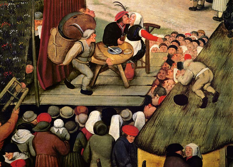 Fair with a Theatrical Performance à Pieter Brueghel le Jeune