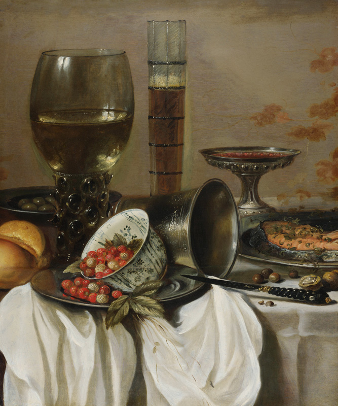 Still Life with Drinking Vessels à Pieter Claesz