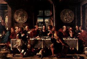 Le dernier repas du soir à Pieter Coecke van Aelst