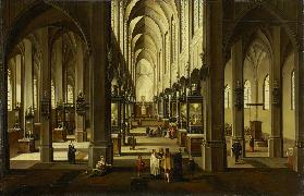 Interior of Antwerp Cathedral