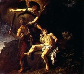 Le sacrifice d'Isaac à Pieter, Pietersz Lastman
