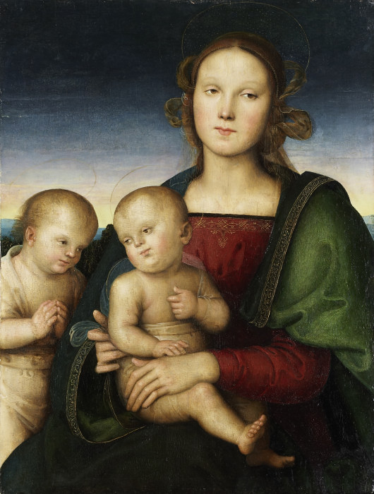 Madonna and Child with the Infant St. John à Pietro Perugino
