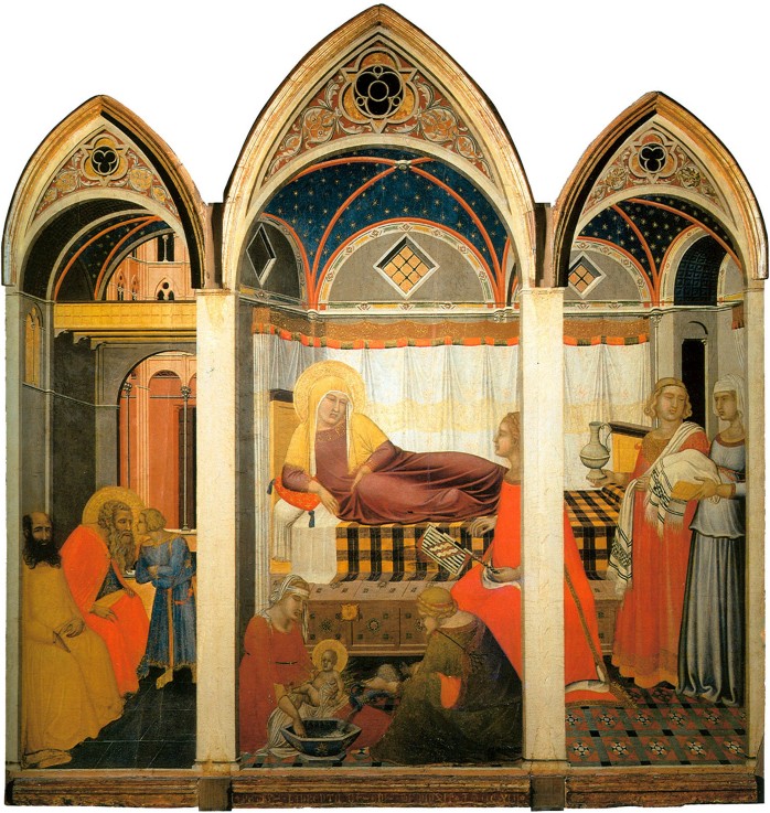 The Birth of the Virgin à Pietro Lorenzetti