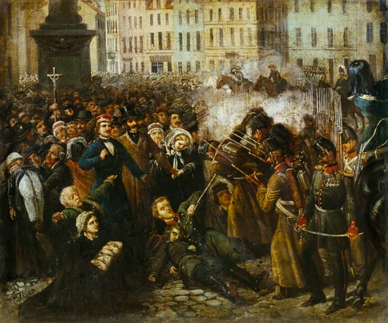 Massacre of Michal Landy à École polonaise
