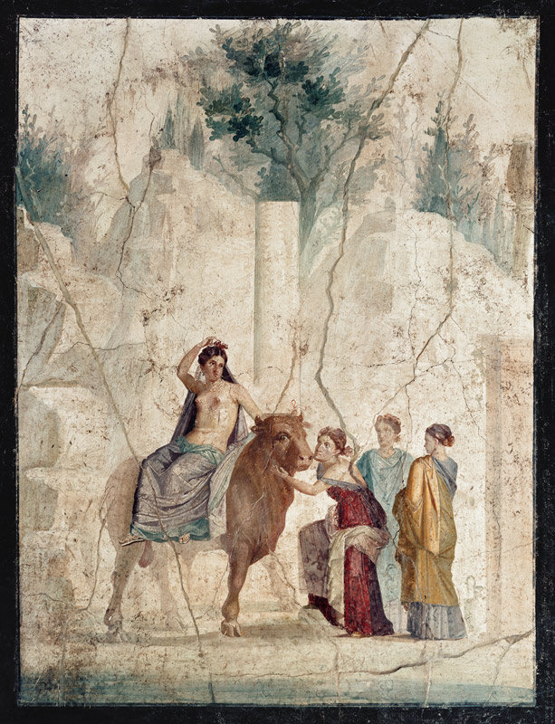 Le vol Europe. à Pompei, peinture murale