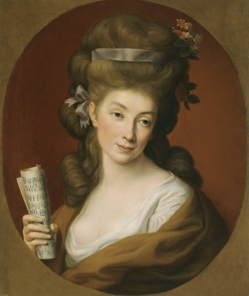 Portrait of Princess Izabela Elzbieta Potocka, née Lubomirska (1736-1816) à Pompeo Girolamo Batoni