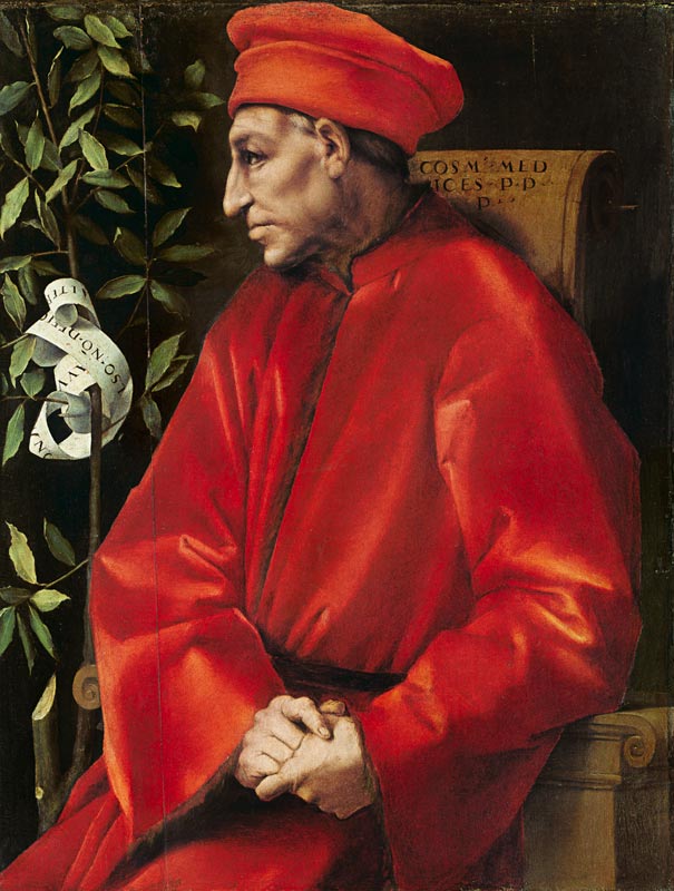Portrait de Cosme de Médicis l'Ancien à Pontormo, Jacopo Carucci da