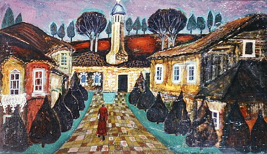 At Dawn, 1975 (oil on canvas)  à Radi  Nedelchev