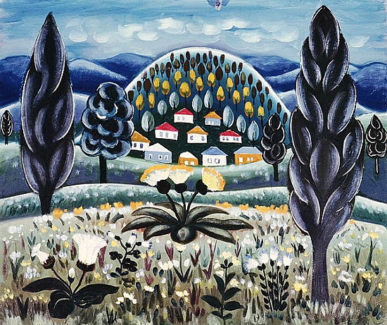The Green Dreams, 1967 (oil on canvas)  à Radi  Nedelchev