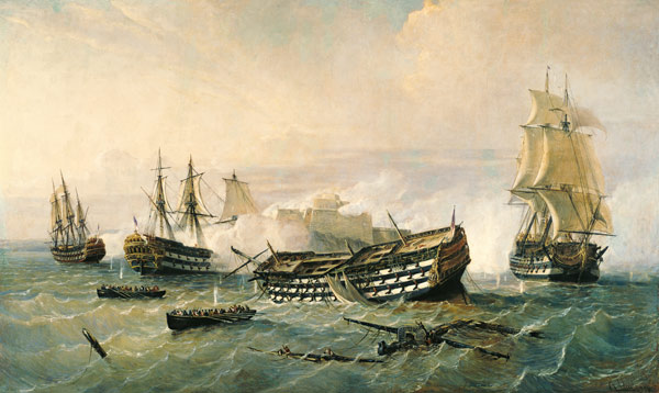 Defence of the Havana Promontory in 1762 à Rafael Monleon y Torres