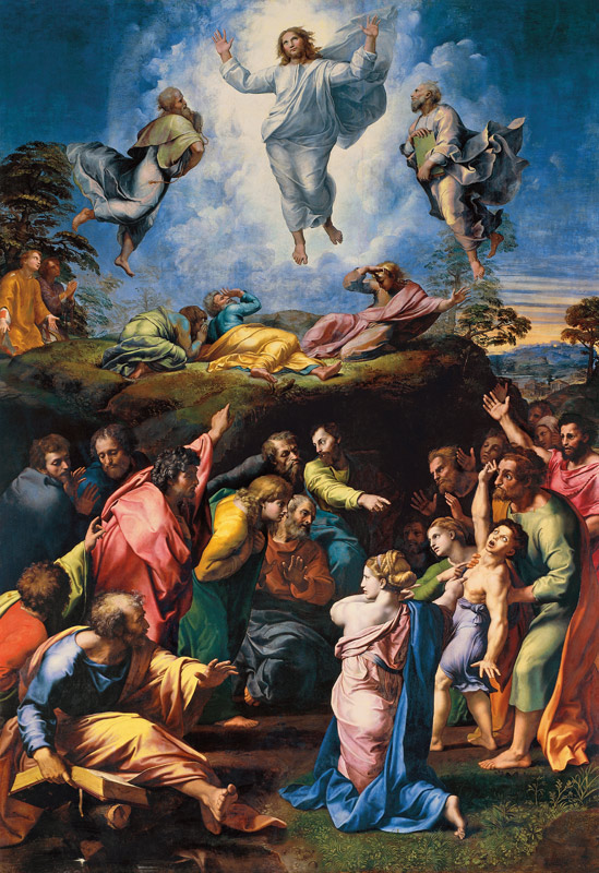 Transfiguration du Christ à Raffaello Sanzio
