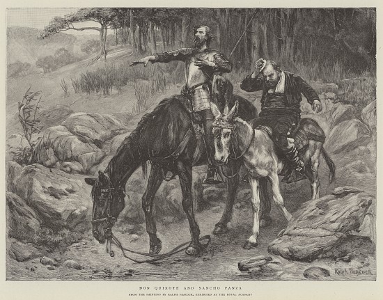 Don Quixote and Sancho Panza à Ralph Peacock