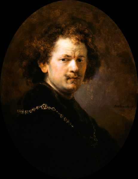 auto-portrait avec la tête entbloesstem à Rembrandt Harmenszoon van Rijn