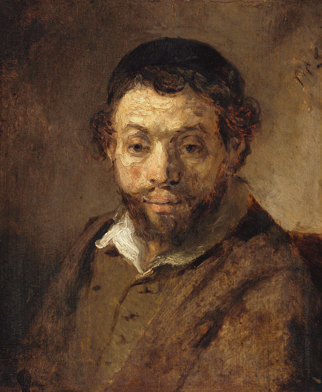 Portrait of a Young Jew à Rembrandt Harmenszoon van Rijn
