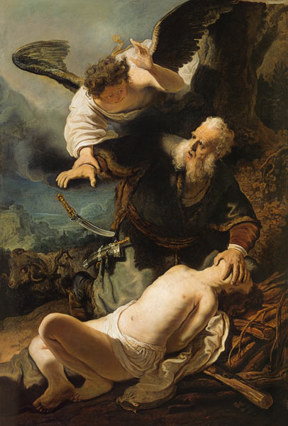 Le sacrifice d'Isaac à Rembrandt Harmenszoon van Rijn