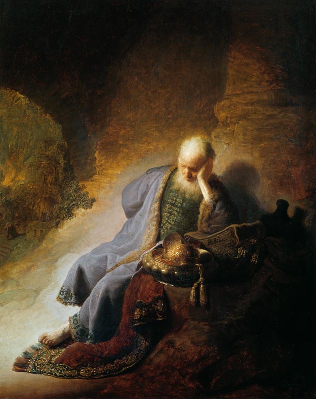 Rembrandt / Jeremiah / Painting / 1630 à Rembrandt Harmenszoon van Rijn