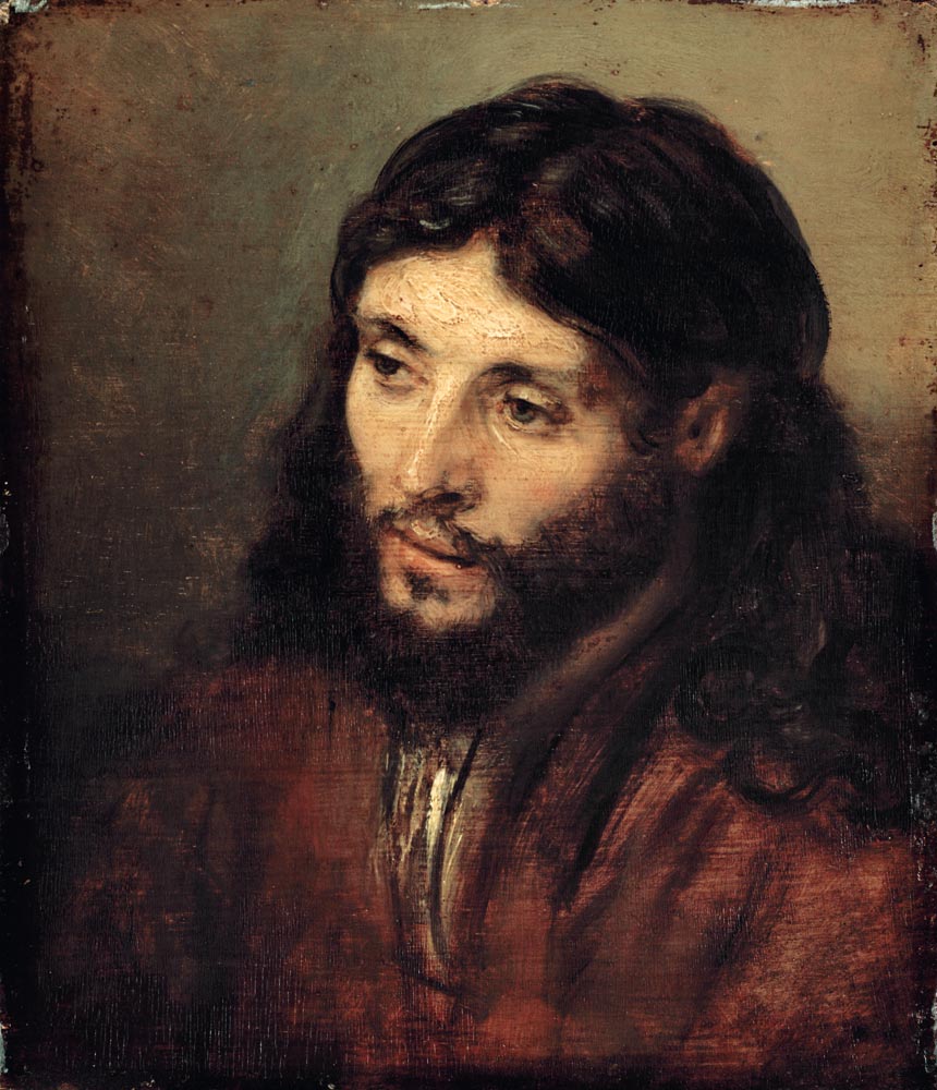 La tête du Christ à Rembrandt Harmenszoon van Rijn