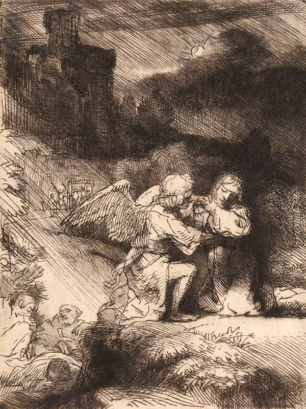 The Agony in the Garden à Rembrandt Harmenszoon van Rijn