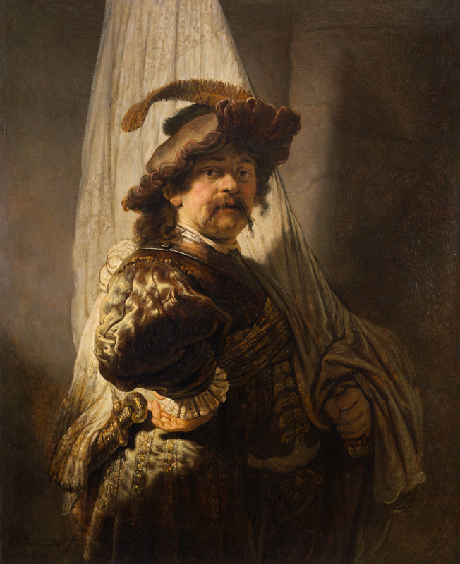 The Standard-Bearer (Der Fahnenträger) à Rembrandt Harmenszoon van Rijn