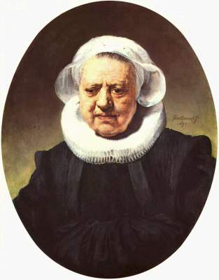 portrait d'une femme de 83 ans à Rembrandt Harmenszoon van Rijn