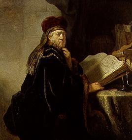 Le savant (ou : Vieux Rabbi) à Rembrandt Harmenszoon van Rijn
