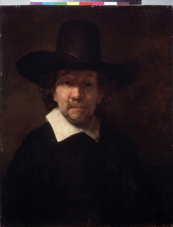 Portrait of the Poet Jeremias de Decker à Rembrandt Harmenszoon van Rijn