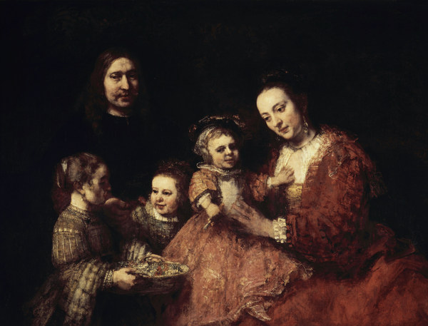 Rembrandt/ Family portrait/ 1668 à Rembrandt Harmenszoon van Rijn