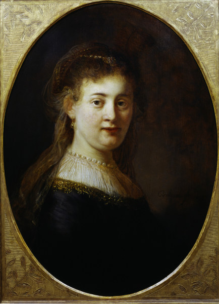 Rembrandt, Saskia mit Schleier à Rembrandt Harmenszoon van Rijn