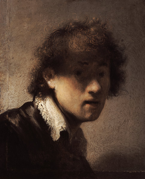 Selbstbildnis in jungen Jahren à Rembrandt Harmenszoon van Rijn