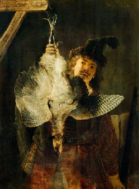 Le chasseur de faisants Bittern hunter Rohrdommeljäger rembrandt