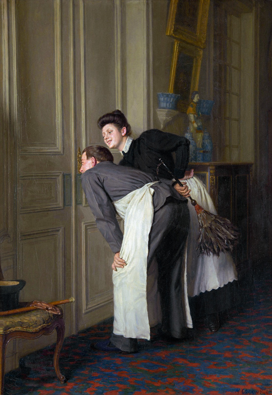 Madame Recoit, 1908 (oil on canvas) à Rémy Cogghe