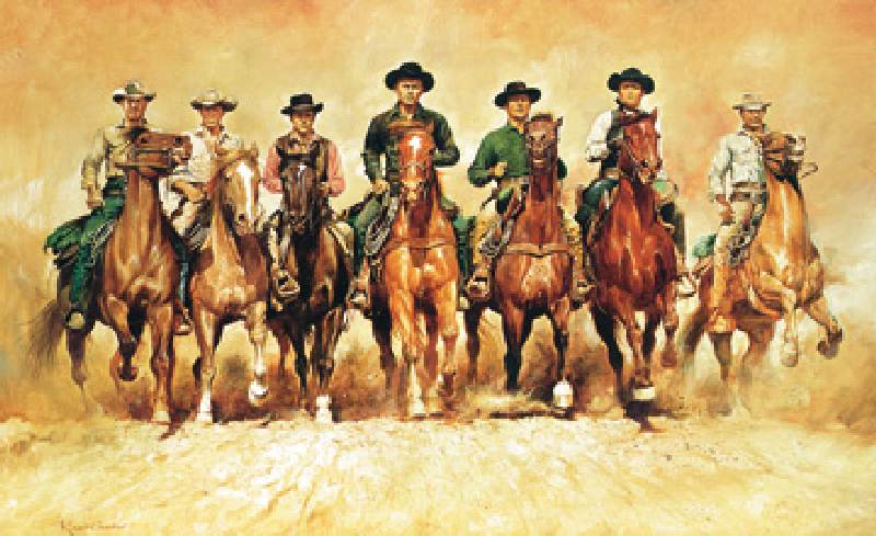 Titre de l‘image : Renato Casaro - The magnificent Seven