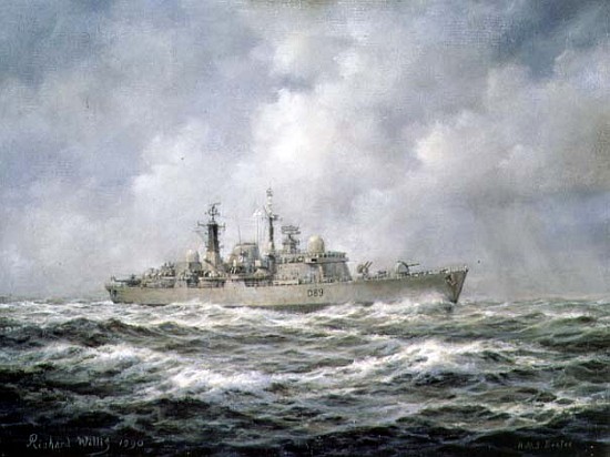H.M.S. Exeter, Type 42 (Batch 2) Destroyer, 1990  à Richard  Willis
