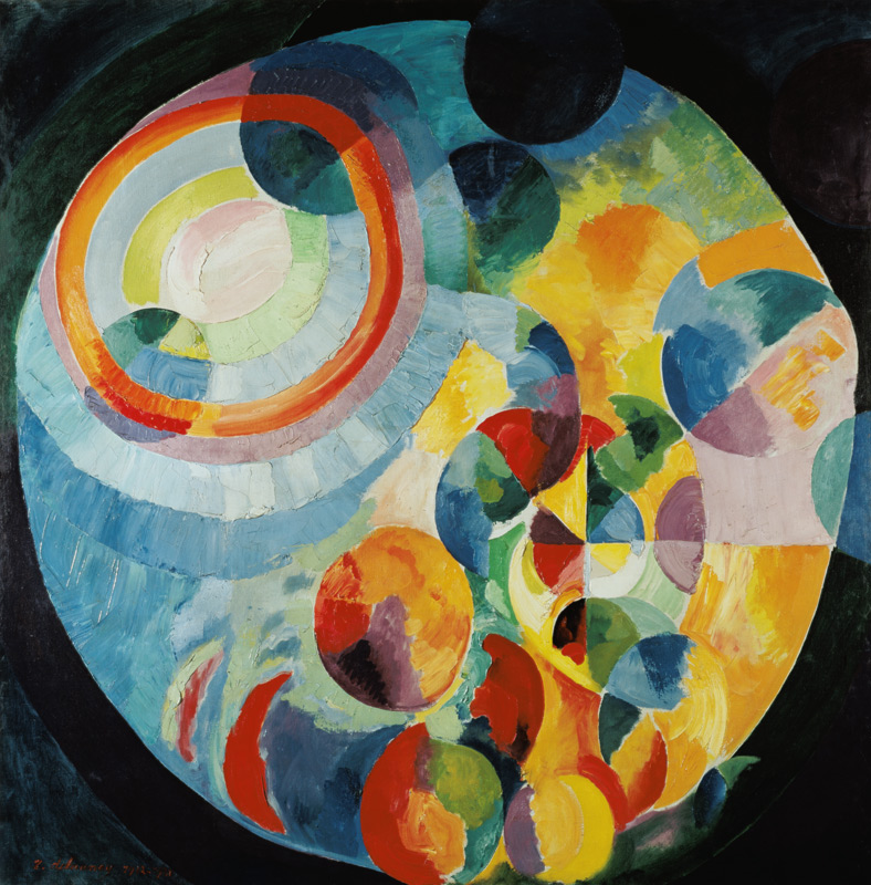 Formes circulaires, soleil et Lune à Robert Delaunay