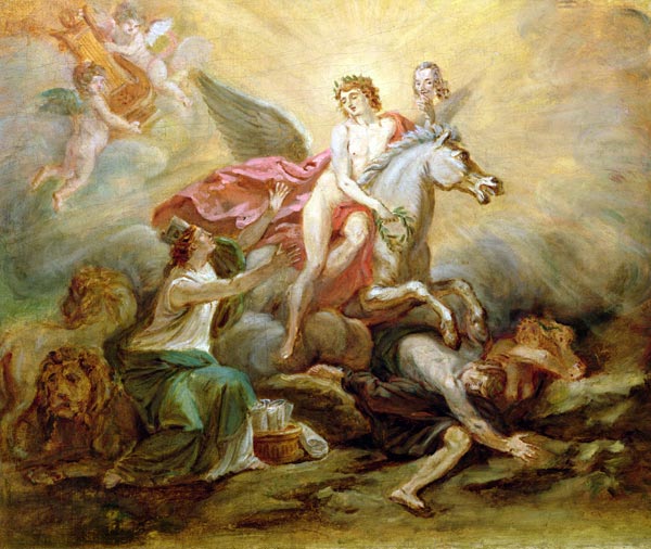 The Apotheosis of Voltaire à Robert Guillaume Dardel