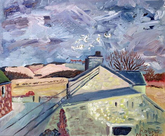 Doves at High Barns, 1998 (oil on canvas)  à Robert  Hobhouse