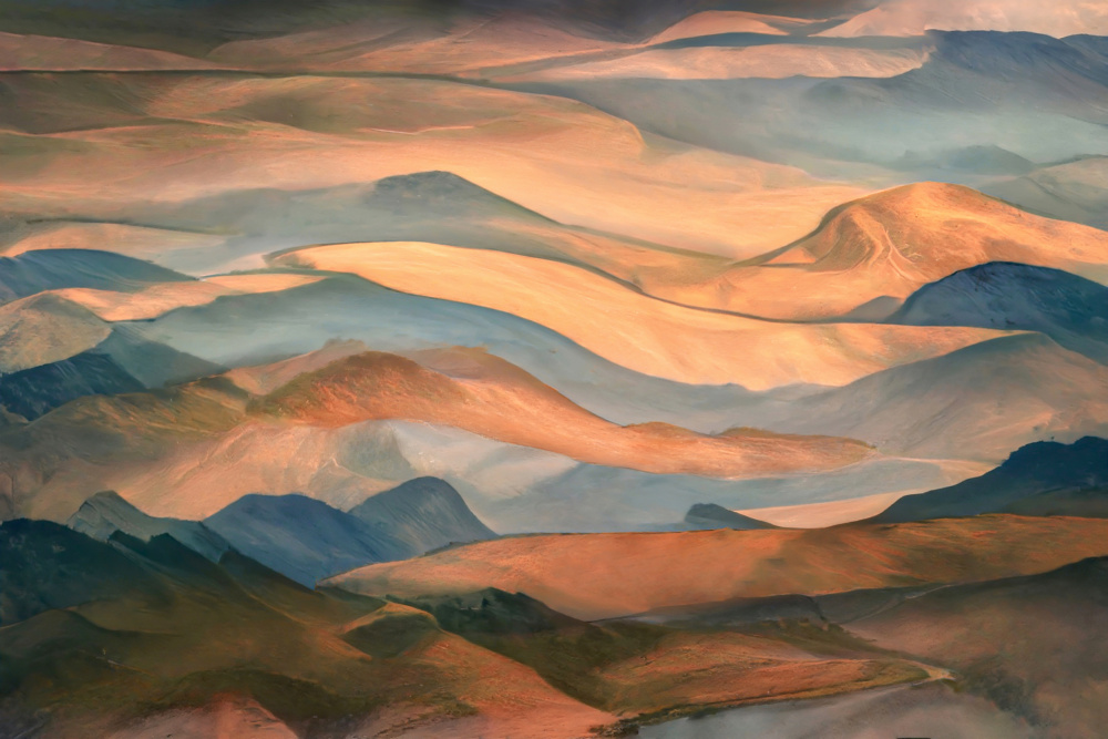 Sunset along the ridge à Robin Wechsler