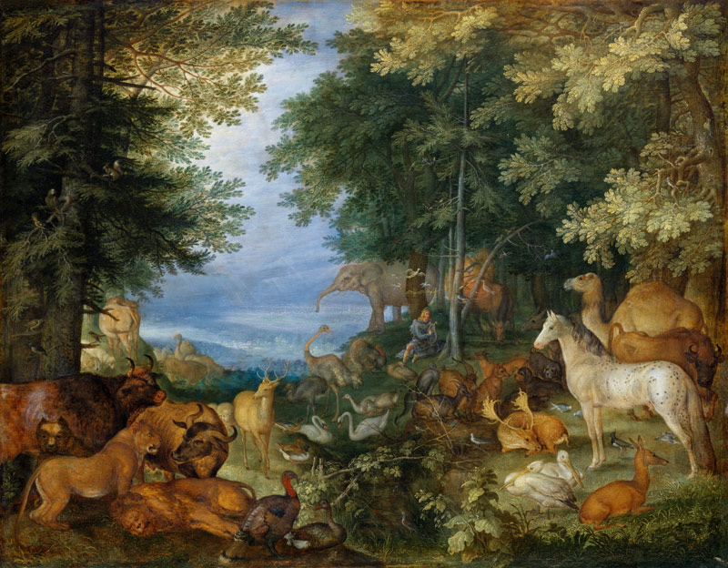 Orpheus Charming the Animals with His Music à Roelant Savery