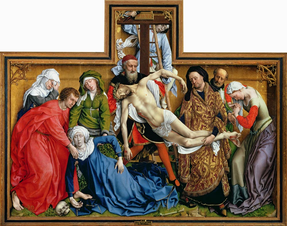 mise en croix Christ à Rogier van der Weyden
