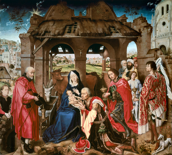 L'adoration des rois mages à Rogier van der Weyden