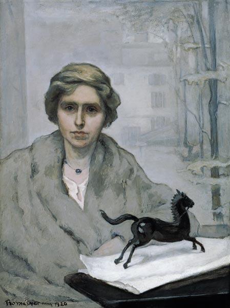 Nathalie Clifford Barney (1876-1972) or The Amazon, 1920 (oil on canvas)  à Romaine Brooks